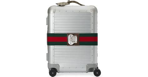 gucci porta trucchi|Gucci luggage aluminum.